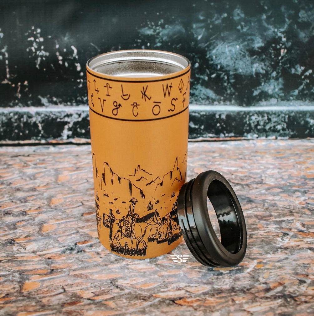 Cattle Drive Can Koozie