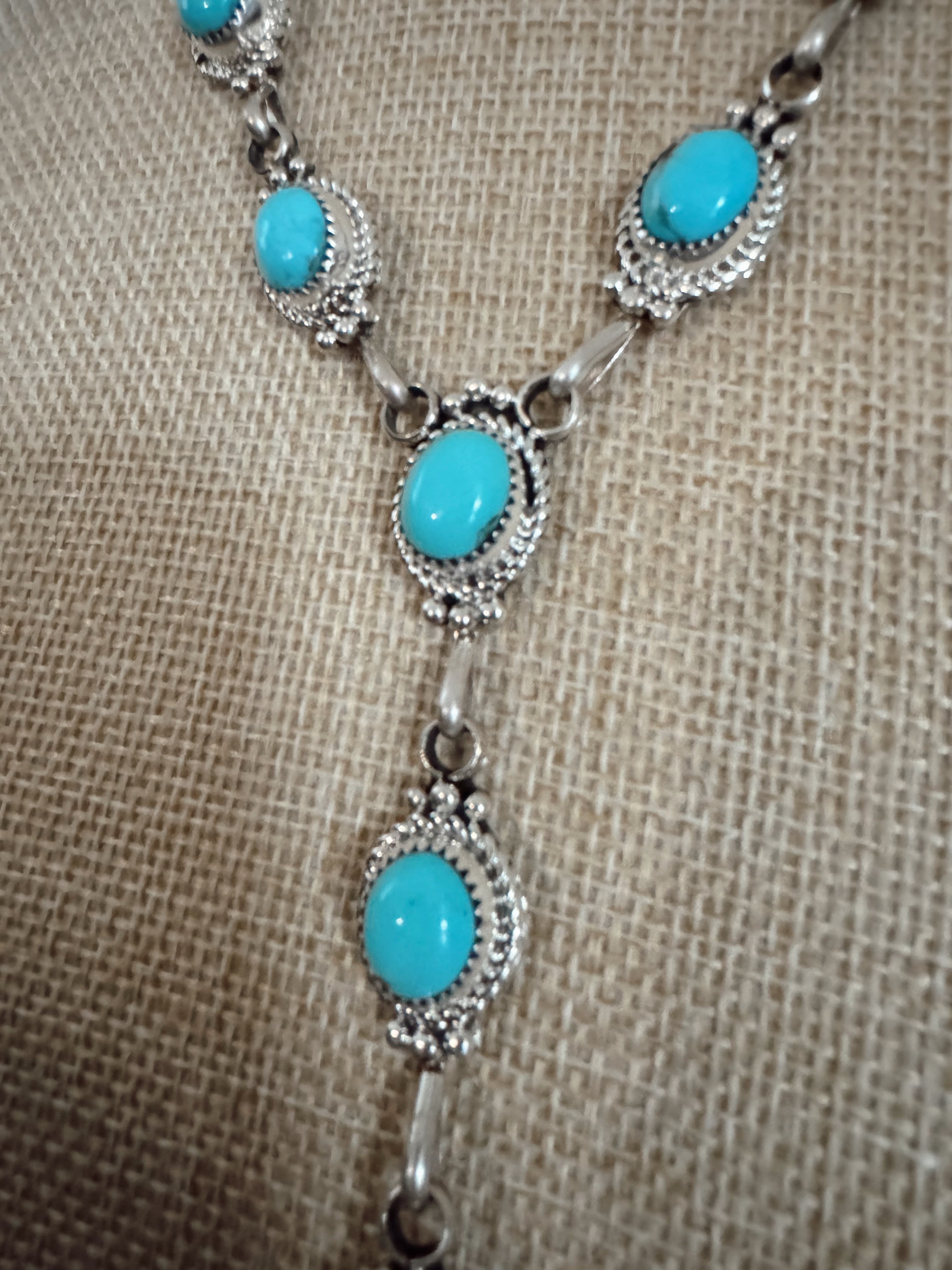 Native Made Turquoise Lariat