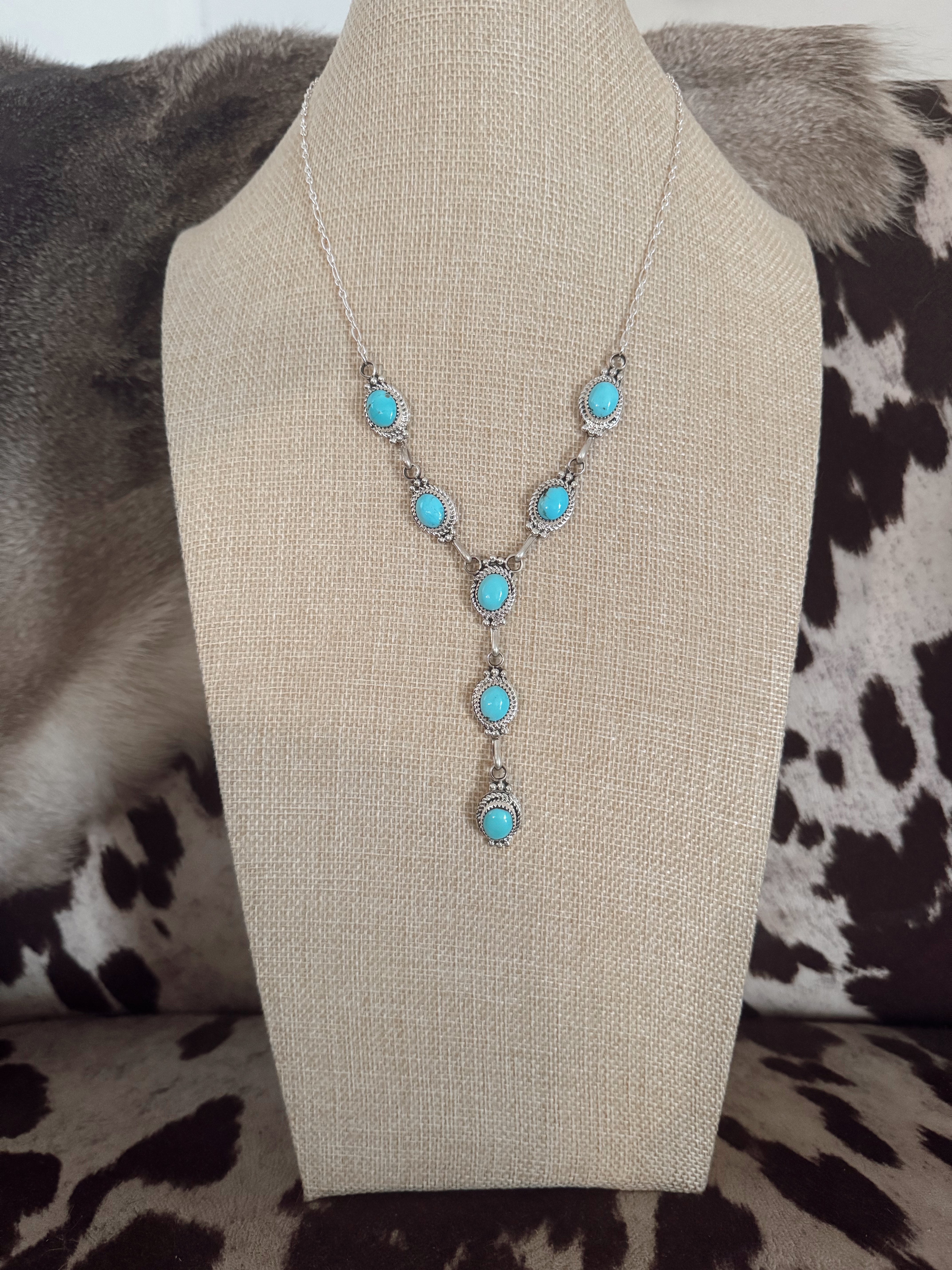Native Made Turquoise Lariat