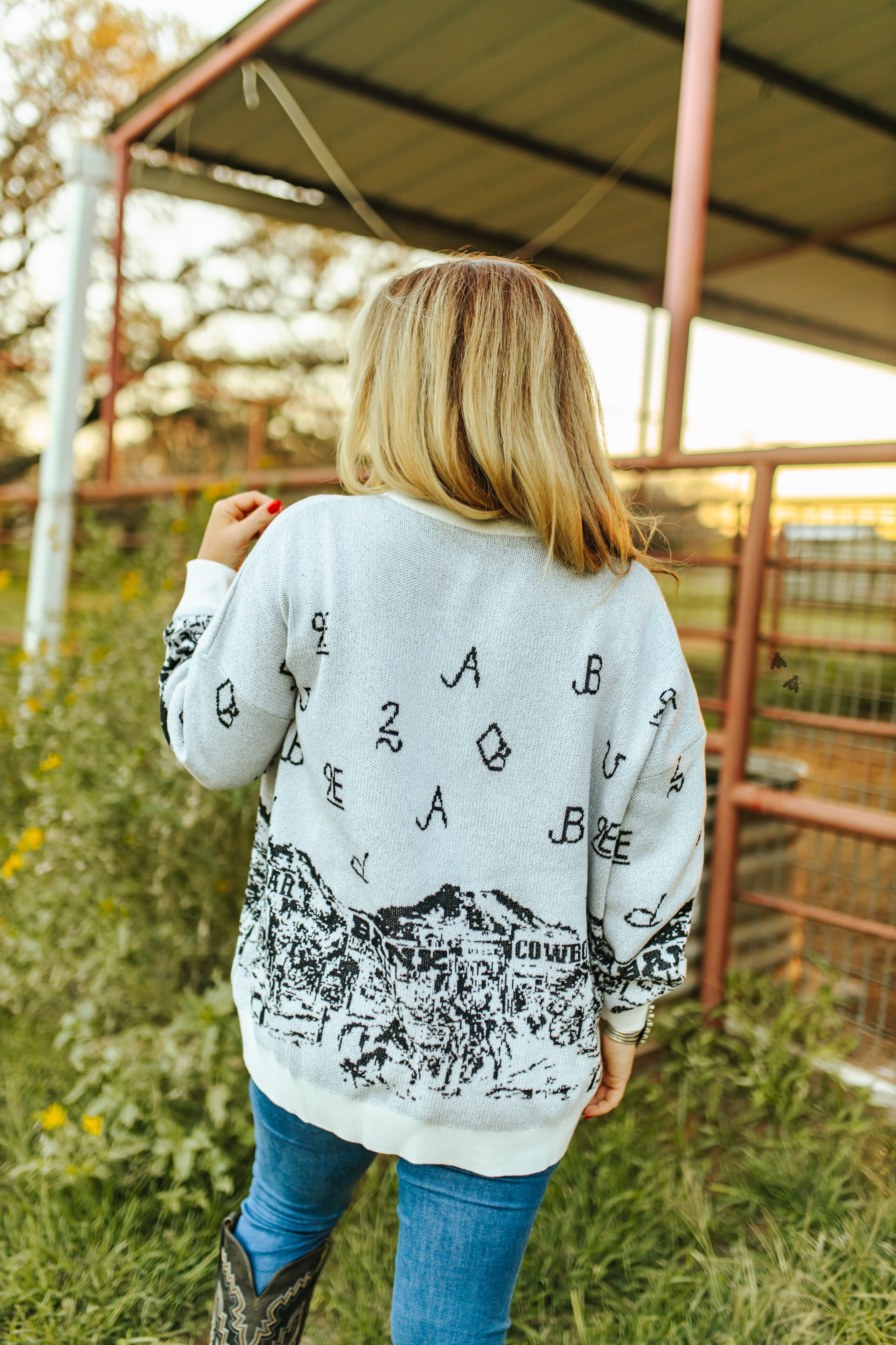 Branded Oversized Sweater