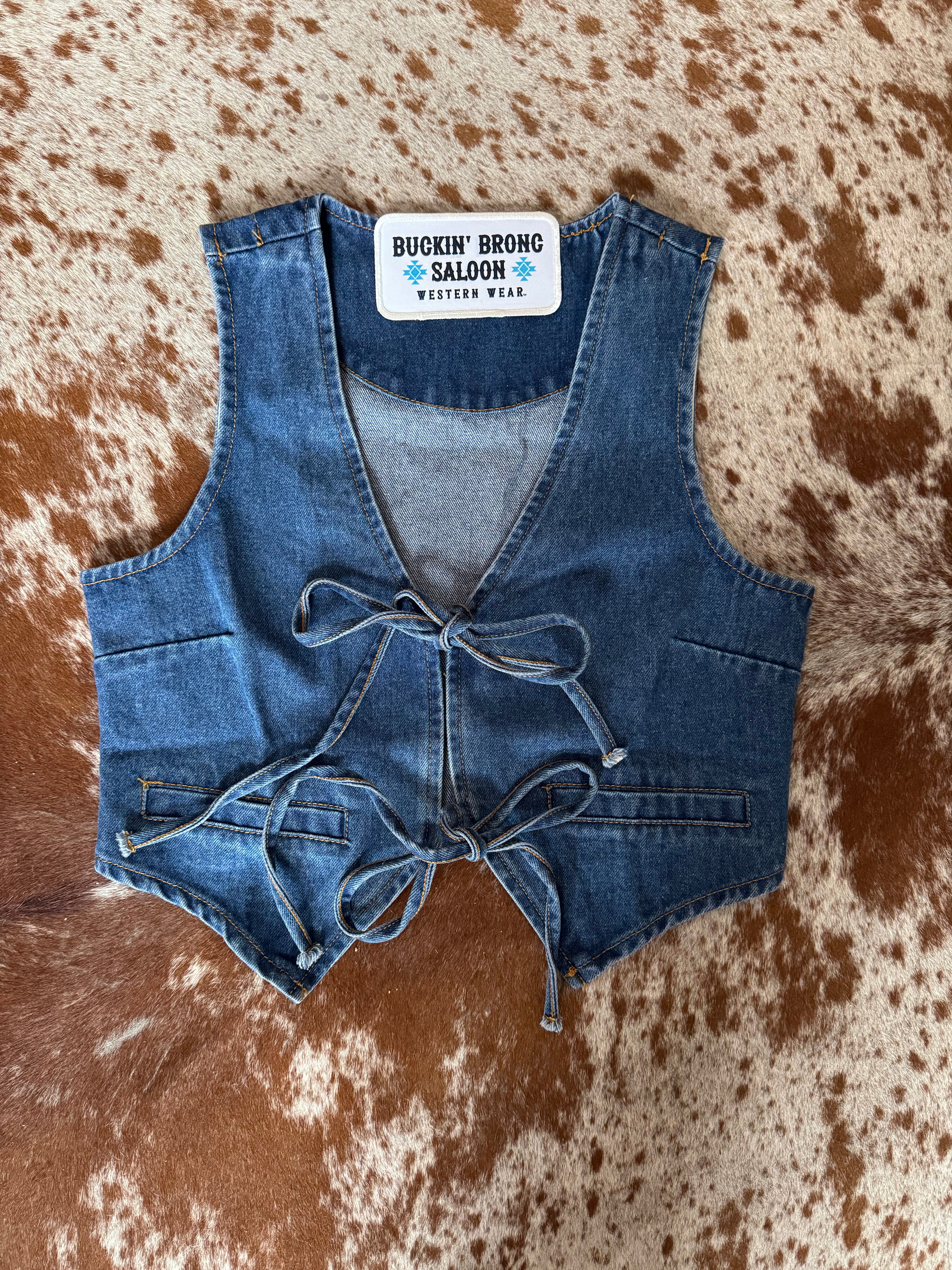 Blue Jean Cowgal Vest