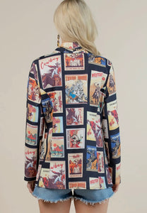 Cowboy Poster Blazer