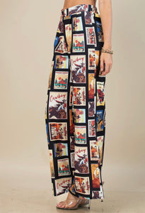 Cowboy Poster Pants