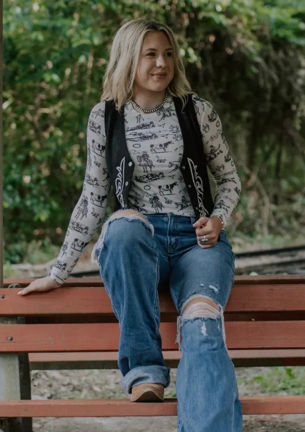 Prairie Rider Mesh Top