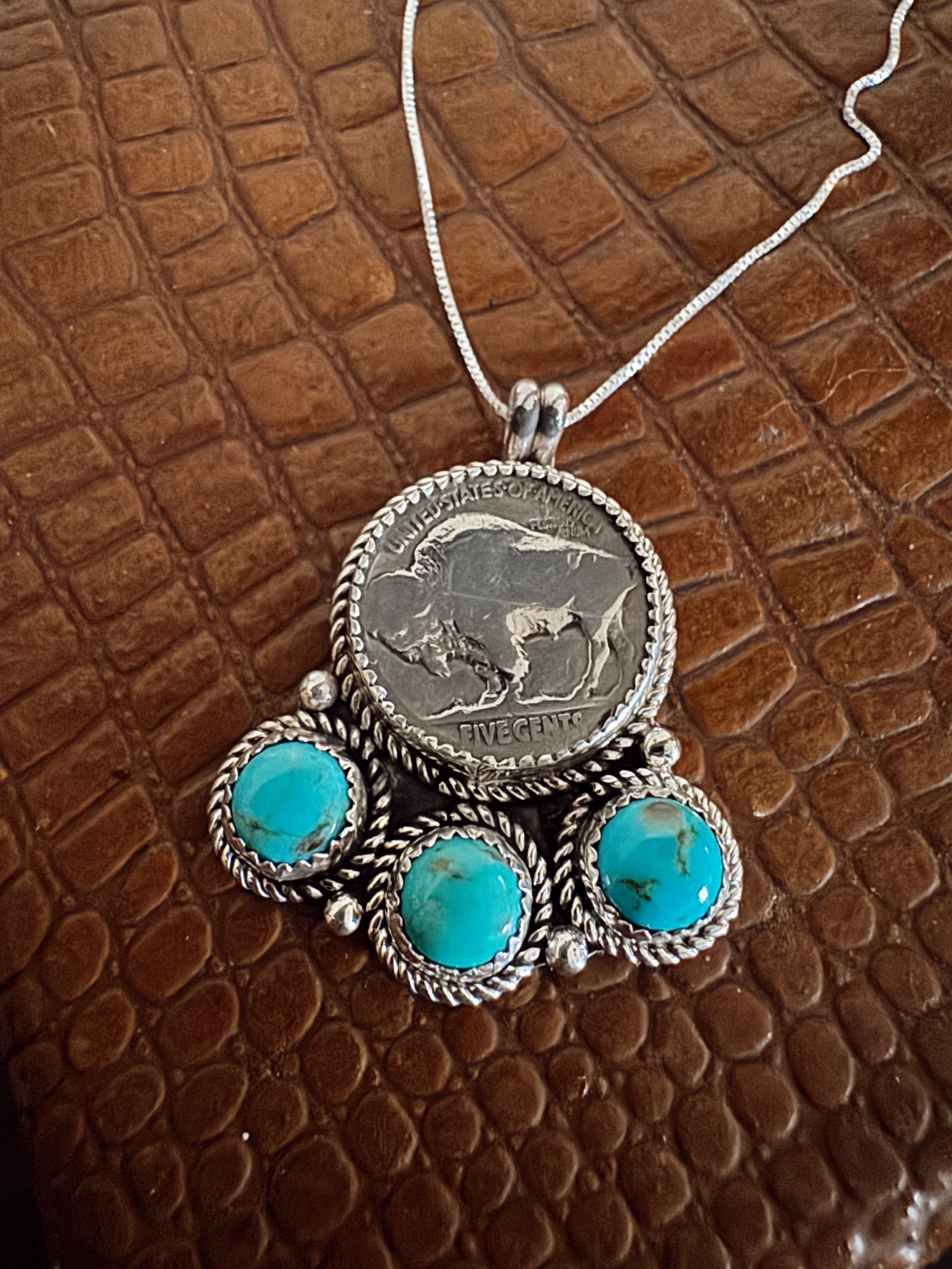 Golden Hills Buffalo Nickel Necklace