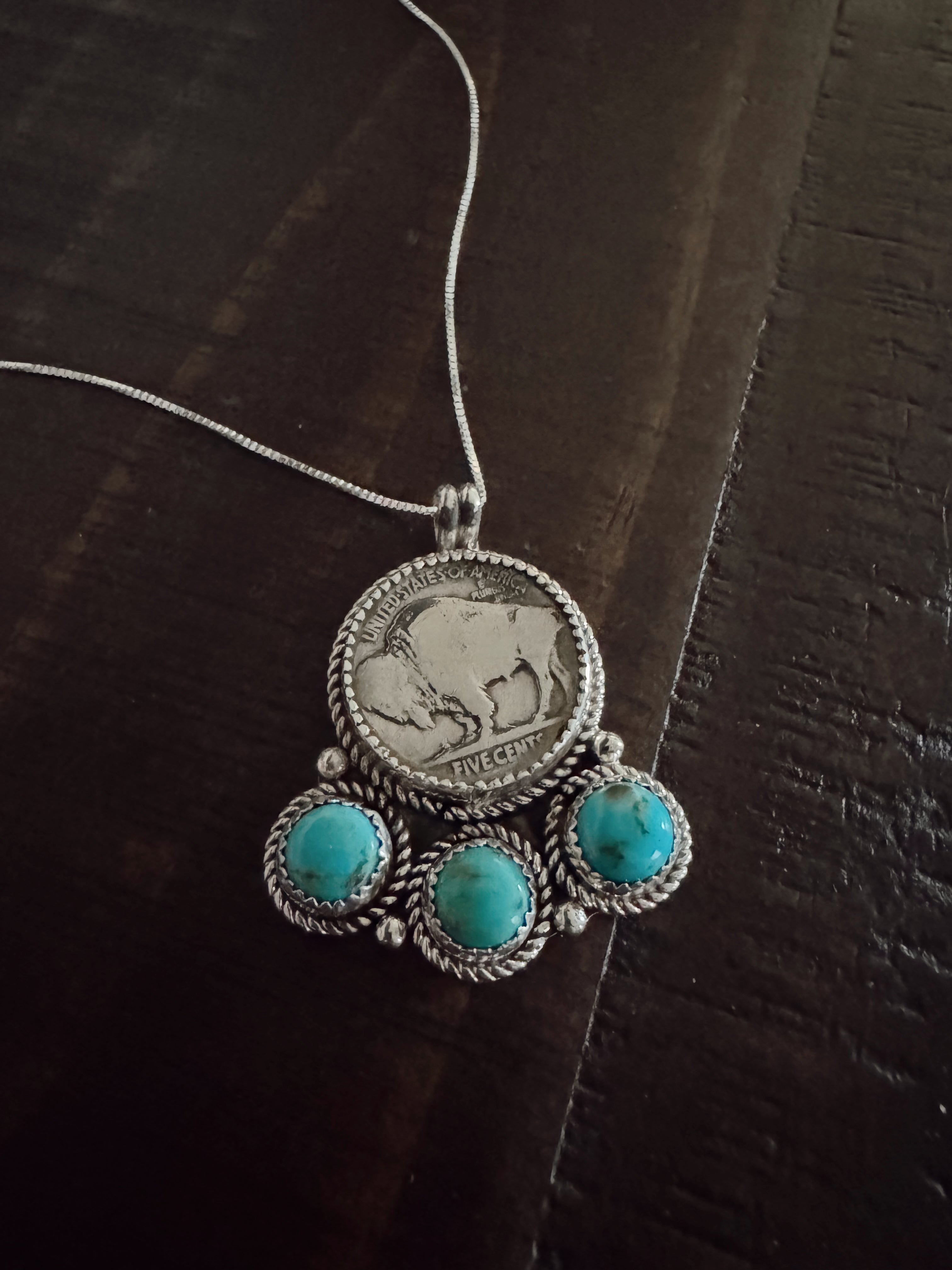 Golden Hills Buffalo Nickel Necklace