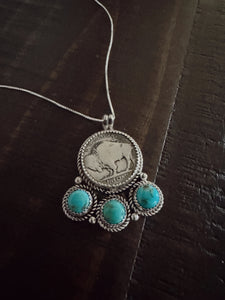 Golden Hills Buffalo Nickel Necklace