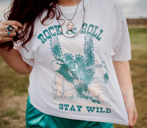 Stay Wild Cropped Tee