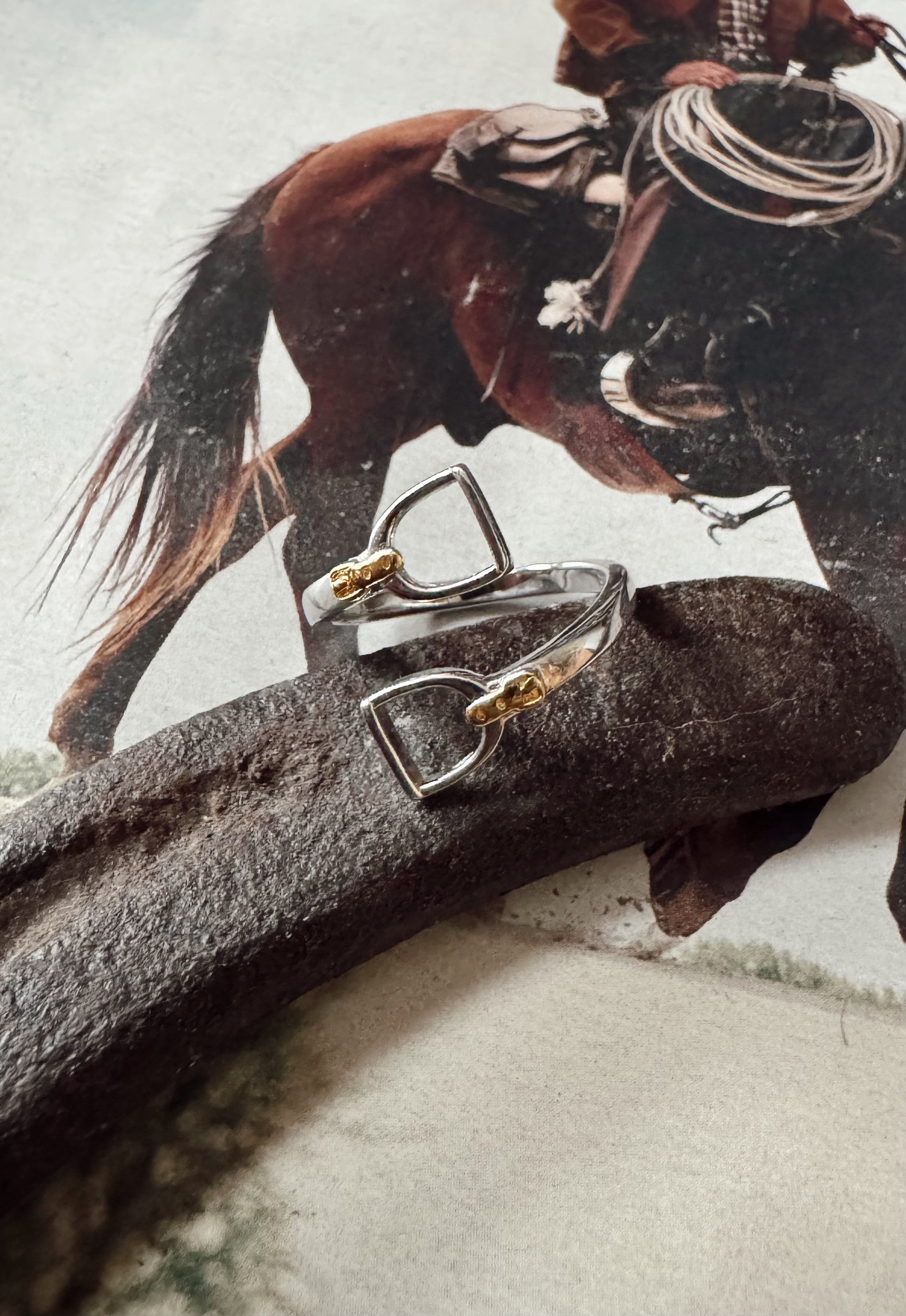 Sterling Sliver Snaffle Bit Ring