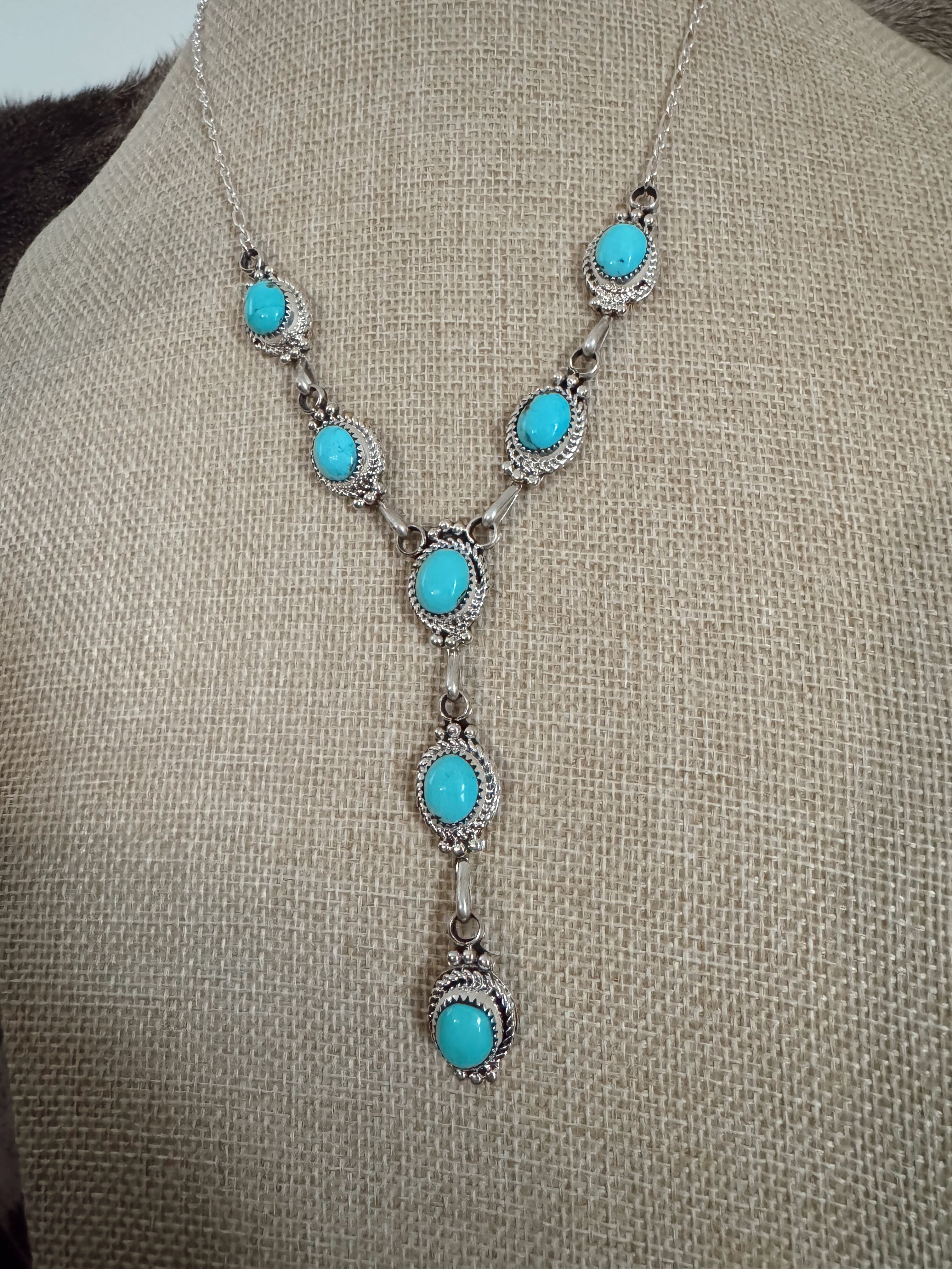 Native Made Turquoise Lariat