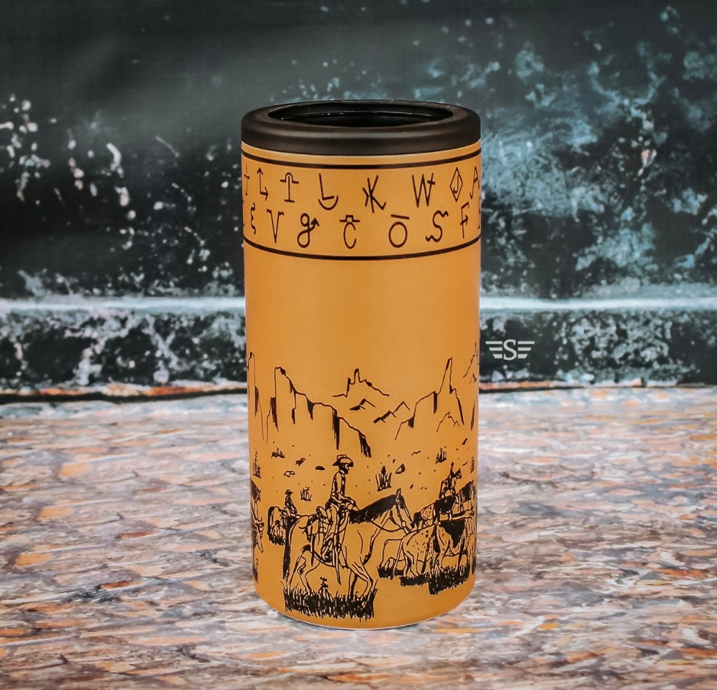 Cattle Drive Can Koozie