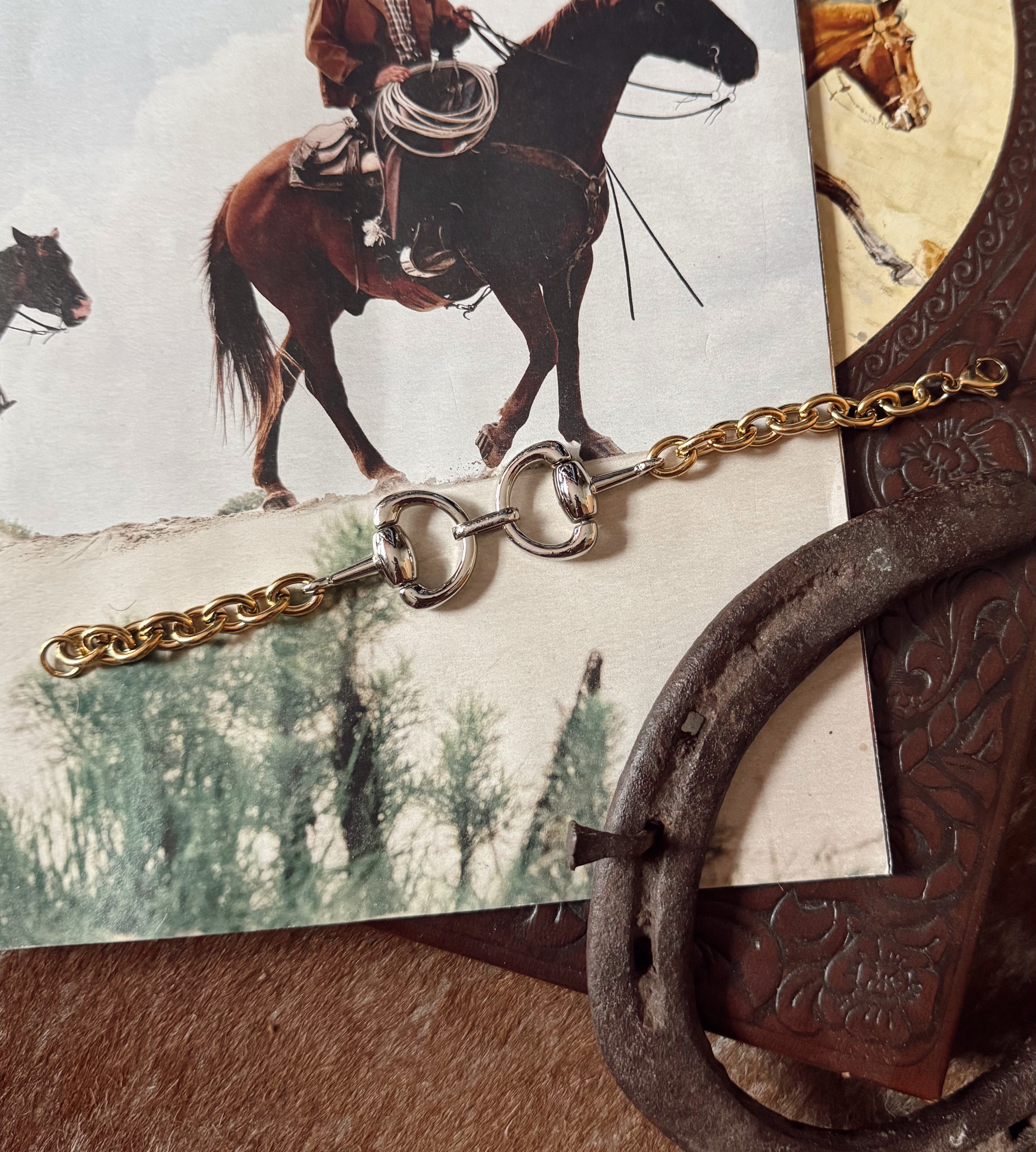 Snaffle Bit Bracelet