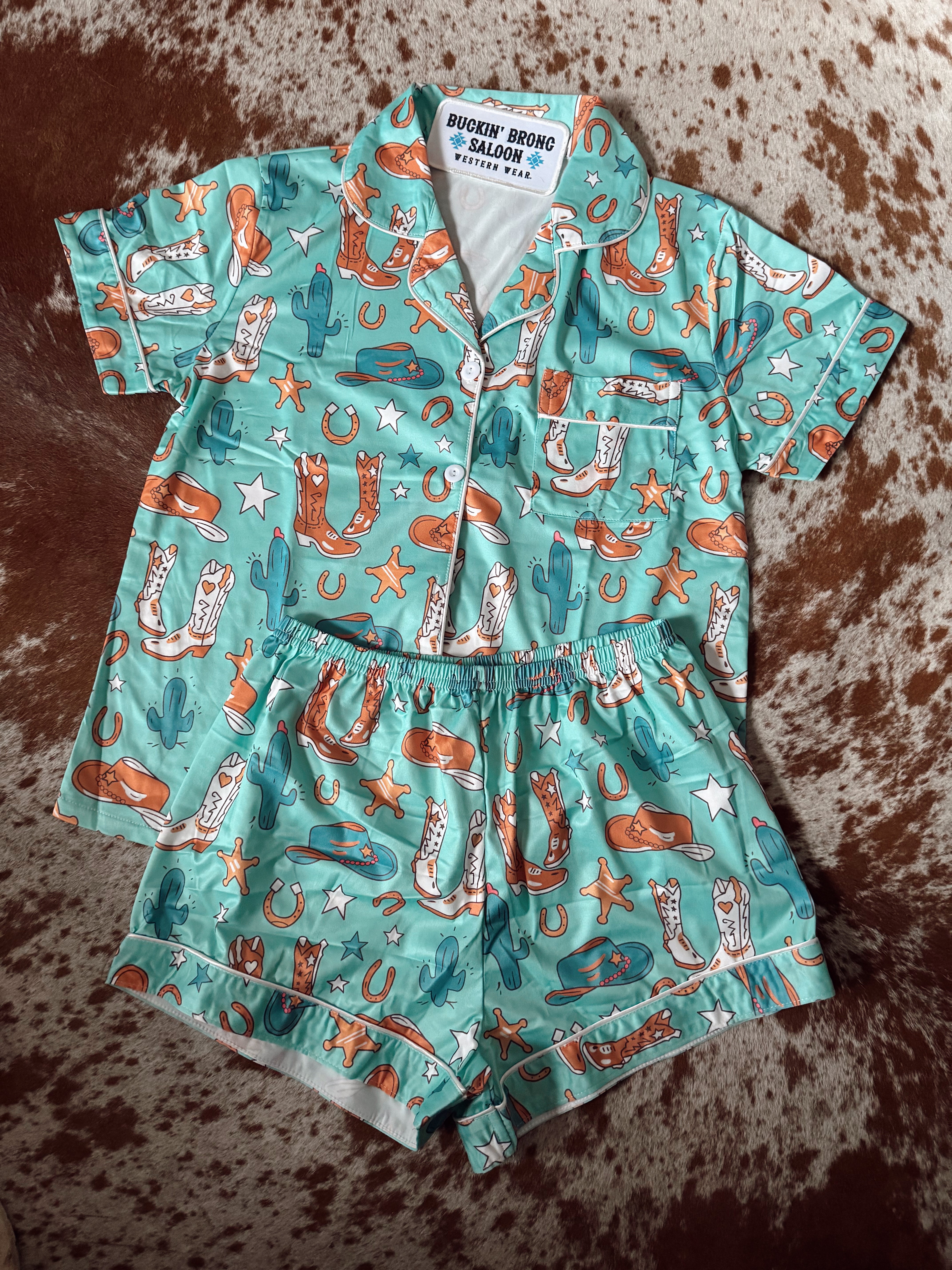 Wild West Turquoise Pjs