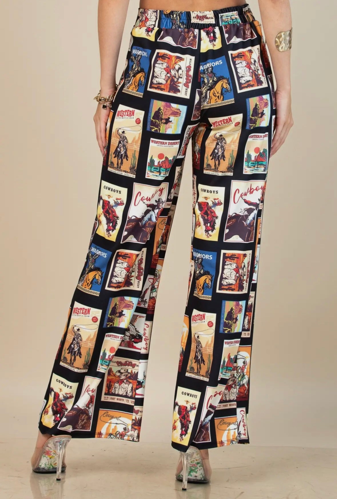 Cowboy Poster Pants