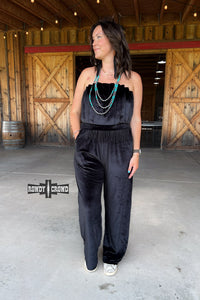 Black Betty Velvet Jumpsuit