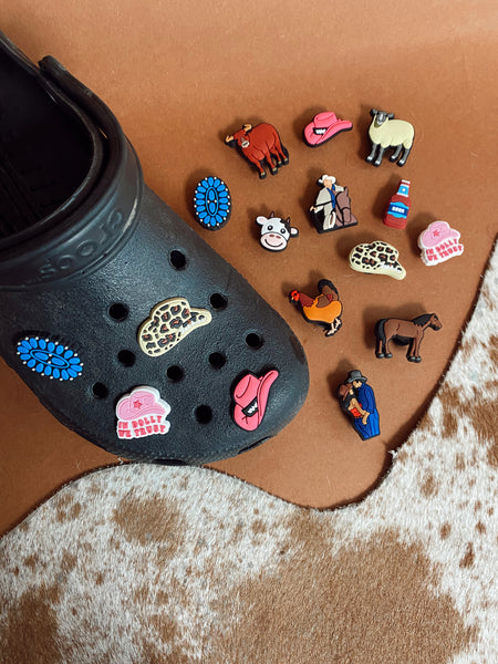 Stylysh Charms Cowboy Country Horse Enamel Italian 9mm Link HO067 Fits Trad Western Croc Charms \u2013 Buckin\u0027 Bronc Saloon