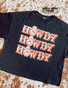 Howdy Cropped Tee