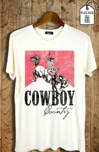 Cowboy Country Tee (1X-3X)
