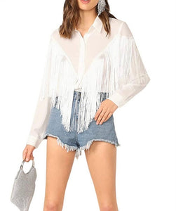 Nashville Fringe Button Up